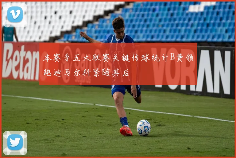 本赛季五大联赛关键传球统计B费领跑迪马尔科紧随其后